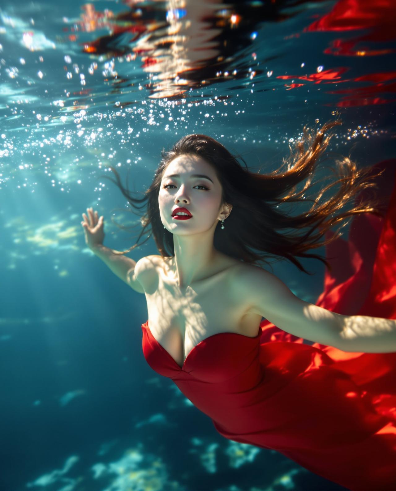 水下精灵 - cos美图 - 精选高清cosplay美图欣赏,二次元动漫角色神还原写真合集唯美写真 水下精灵 - 水精灵 - 美女写真写真