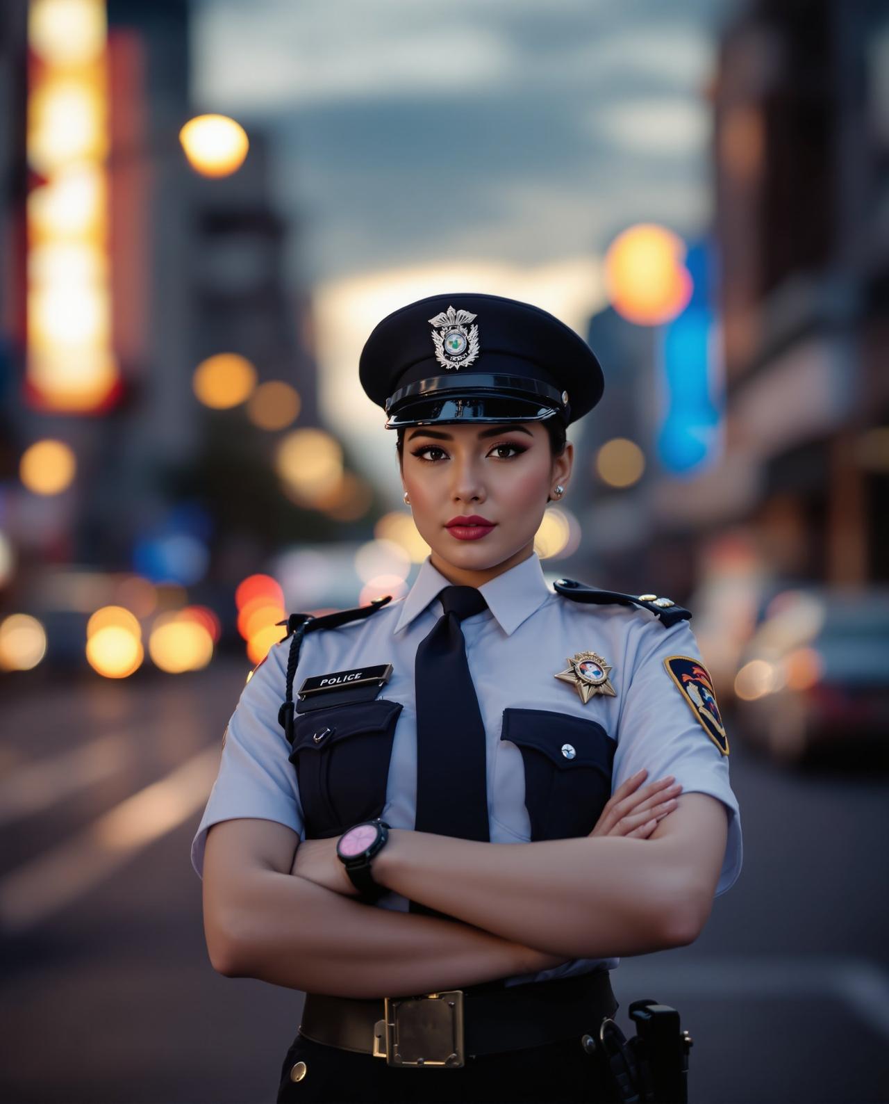 警员风采 - cos美图 - 精选高清cosplay美图欣赏,二次元动漫角色神还原写真合集唯美写真 警员风采 - 何英姿 - 制服诱惑写真