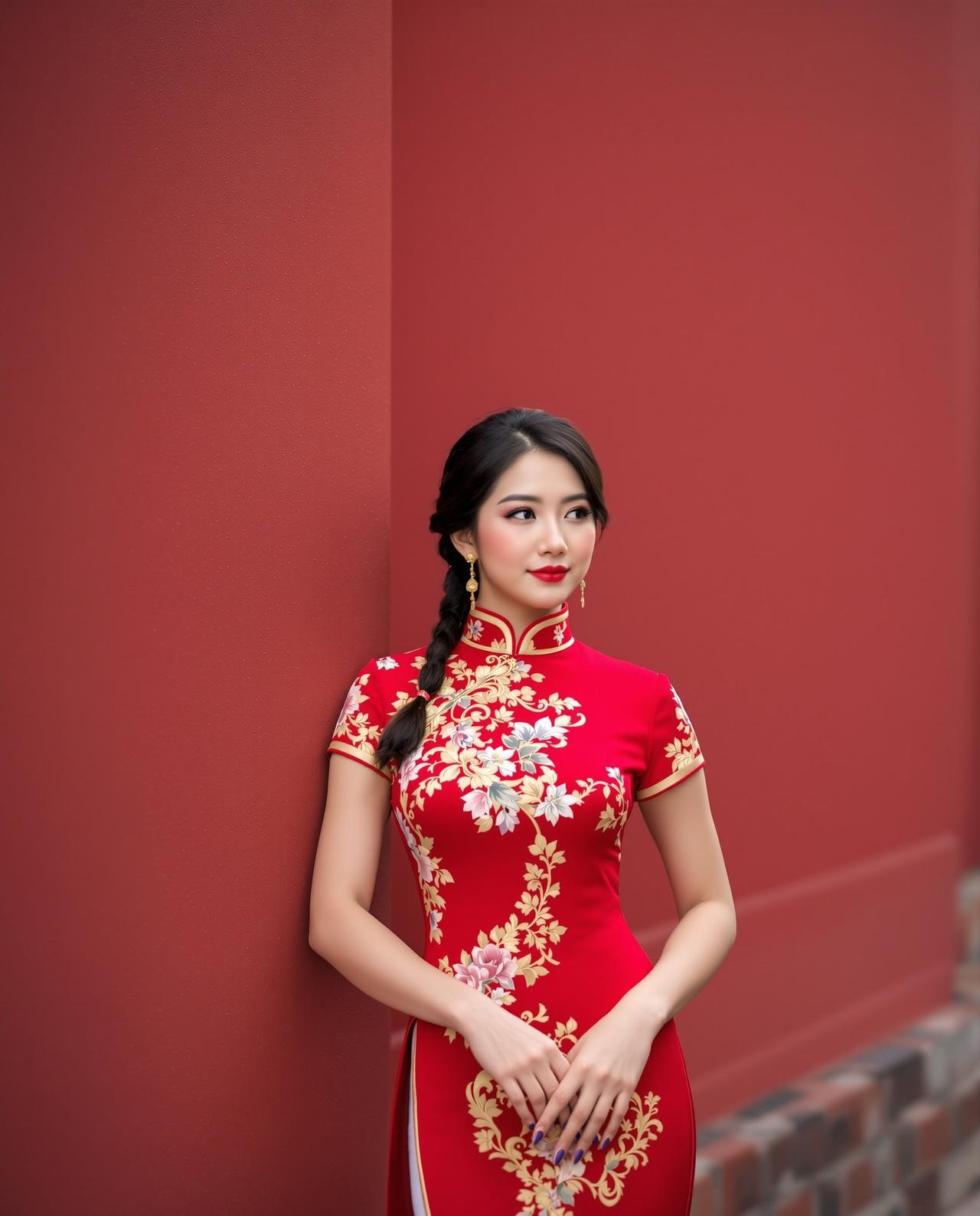 红墙绿瓦 - cos美图 - 精选高清cosplay美图欣赏,二次元动漫角色神还原写真合集唯美写真 红墙绿瓦 - 红衣女郎 - 美女写真写真